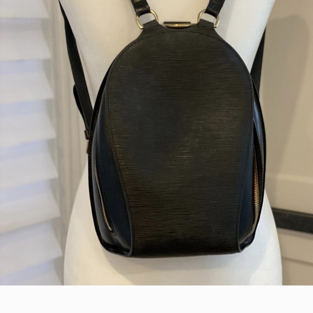 Louis Vuitton Epi Backpack Black